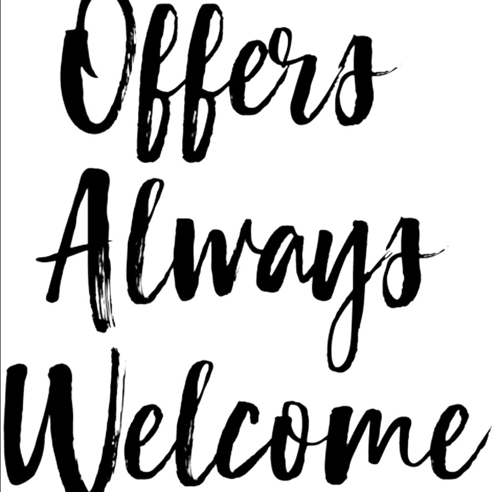Reasonable offers always considered.